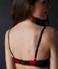 Kiki De Montparnasse Kiki De Montparnasse Lace Inset Balconette Bra