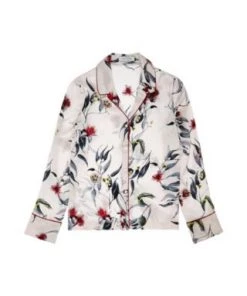 Violet & Wren Sale Trailing Guava Pyjama Shirt