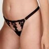 Fleur Of England Onyx Thong Underwear