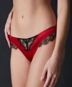 Kiki De Montparnasse Kiki De Montparnasse Lace Inset Thong