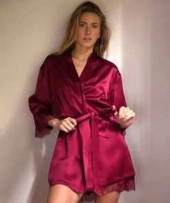 Journelle Chevron Down Icon Charlotte Short Robe 5 Journelle Chevron Down Icon Charlotte Short Robe