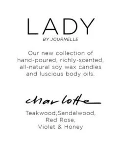 Journelle LADY X Charlotte Candle Top-Sellers