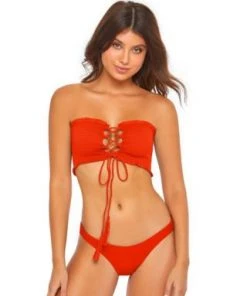 PilyQ Lust Basic Ruched Bikini Bottom Swimwear