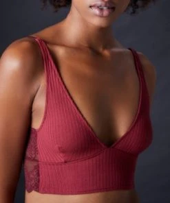 Only Hearts Eco Rib With Lace Long Line Bralette Ouverts 6 Only Hearts Eco Rib With Lace Long Line Bralette Ouverts