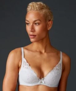 Chantelle DD+ Orangerie Lace Plunge Bra