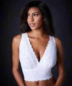 Cosabella Never Say Never Curvy Plungie Longline Bralette Bras