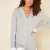 Cosabella Bella Bridal Long Sleeve Top & Boxer Pajama Set Cosabella