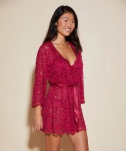 Cosabella Chevron Down Icon Magnolia Robe 5 Cosabella Chevron Down Icon Magnolia Robe