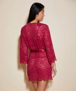 Cosabella Chevron Down Icon Magnolia Robe 6 Cosabella Chevron Down Icon Magnolia Robe