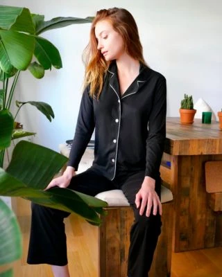 Cosabella Bella Long Sleeve Top & Pant Set Chevron Down Icon Cosabella Bella Long Sleeve Top & Pant Set Chevron Down Icon