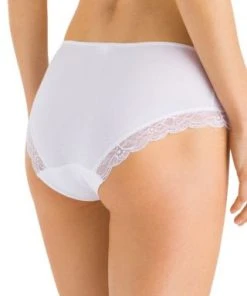 Hanro Cotton Lace Hi Cut Brief 5 Hanro Cotton Lace Hi Cut Brief