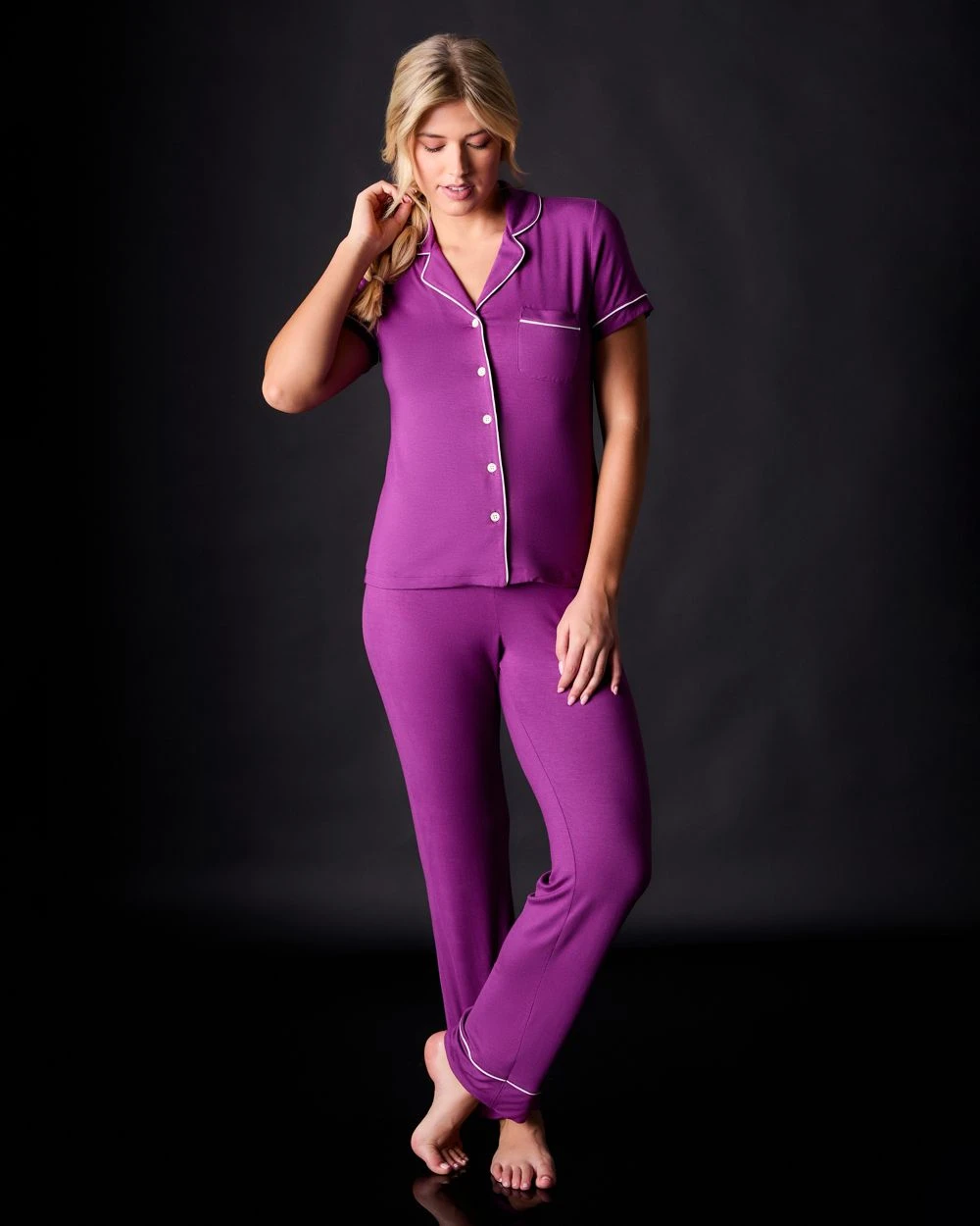 Journelle Lilly Short Sleeve & Pant Pajama Set 1 Journelle Lilly Short Sleeve & Pant Pajama Set