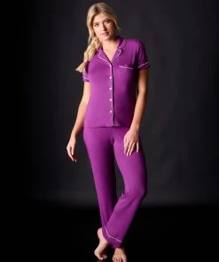 Journelle Lilly Short Sleeve & Pant Pajama Set