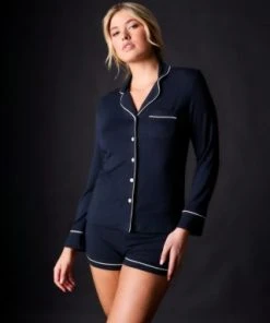 Journelle Lilly Long Sleeve & Short Pajama Set