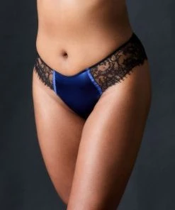 TeAmore Dusk Leavers Lace Brazilian Brief