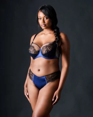 TeAmore Dusk Leavers Lace Brazilian Brief 4 TeAmore Dusk Leavers Lace Brazilian Brief