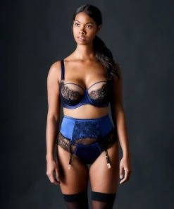 TeAmore Dusk Leavers Lace Suspender Belt 2 TeAmore Dusk Leavers Lace Suspender Belt