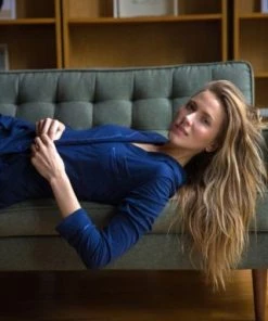 Cosabella Cosabella Bella Relaxed Long Sleeve Top And Pant Pajama Set