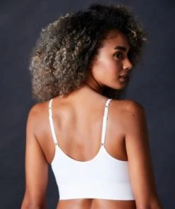 OnGossamer Bras Cabana Cotton Seamless Crop Cami Bralette