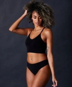 OnGossamer Bras Cabana Cotton Seamless Crop Cami Bralette