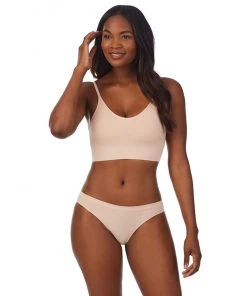 OnGossamer Cabana Cotton Seamless Crop Cami Bralette Bras