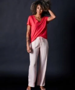 Hanro Chevron Down Icon Woven Pajama Pant