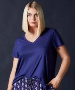 Hanro Short Sleeve V-Neck Shirt Sale