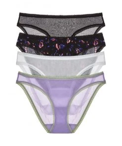 OnGossamer Mesh Hip Bikini 4 Pack