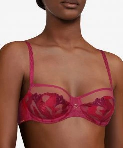 Chantelle Montaigne Lace Unlined Demi Bra DD+