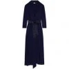 Fleur't Long Robe With Silk Ties Chevron Down Icon