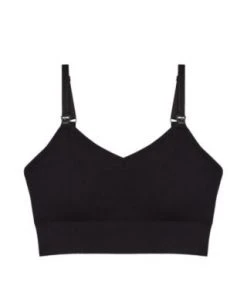 Motherhood Maternity Seamless Rib Knit Nursing Soft Bra