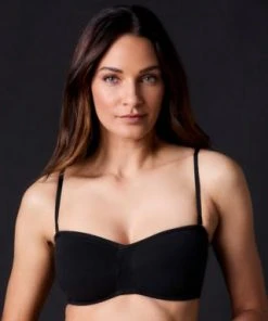 OnGossamer Cabana Cotton Bandeau Bralette Bras 2 OnGossamer Cabana Cotton Bandeau Bralette Bras