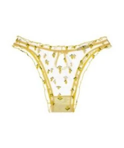 Le Petit Trou Citron Ruffled Briefs Underwear