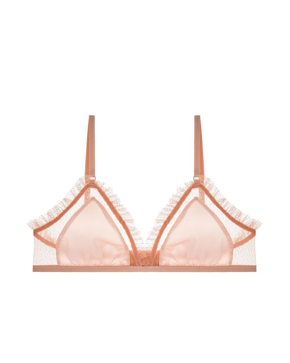 Le Petit Trou Valentin Soft Bra With Silk Bras Le Petit Trou Valentin Soft Bra With Silk Bras