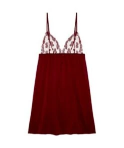 Fleur Of England Ruby Silk Babydoll Chevron Down Icon