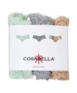 Cosabella Underwear Never Say Never Metallics Cutie 3 Pack