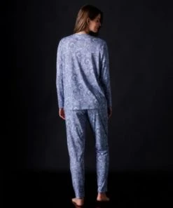 Hanro Jersey Print Jersey Pant 7 Hanro Jersey Print Jersey Pant