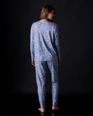 Hanro Jersey Print Jersey Pant 4 Hanro Jersey Print Jersey Pant