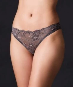Samantha Chang Underwear All Lace Amour Thong