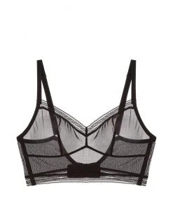 Samantha Chang Jet Set Mesh Longline Bra Bras