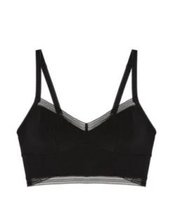 Samantha Chang Jet Set Supima Cotton Longline Bra Bras