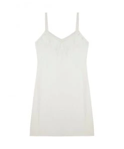 Samantha Chang Chevron Down Icon Jet Set Supima Cotton Chemise