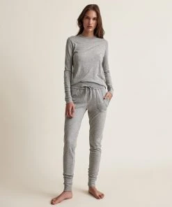 Skin Organic Pima Cotton Long Sleeve Tee Chevron Down Icon