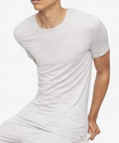 Calvin Klein Ultra Soft Modern Short Sleeve Crew Neck Tee Chevron Down Icon