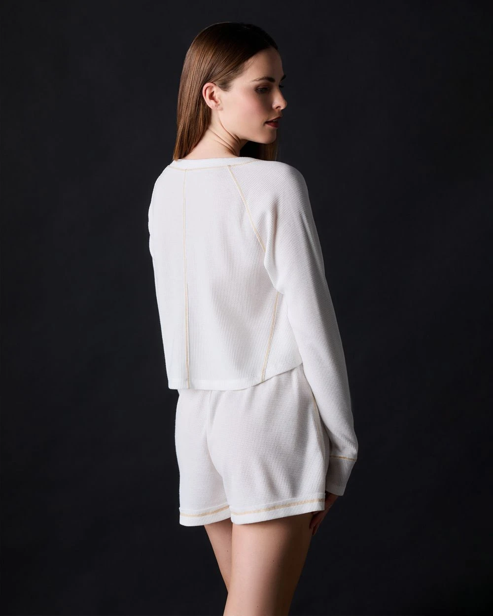 Free People Intimately FP Chevron Down Icon Early Night Thermal Short 4 Free People Intimately FP Chevron Down Icon Early Night Thermal Short