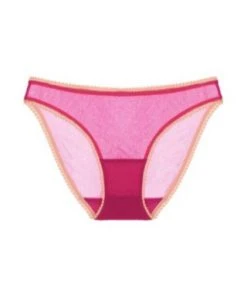 OnGossamer Solid Mesh Hip Bikini