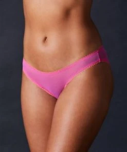 OnGossamer Solid Mesh Hip Bikini OnGossamer