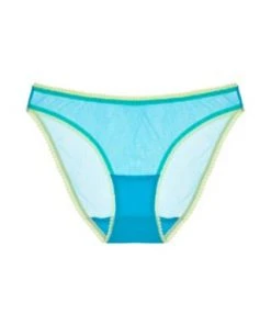 OnGossamer OnGossamer Solid Mesh Hip Bikini