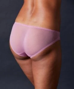 OnGossamer Solid Mesh Hip Bikini