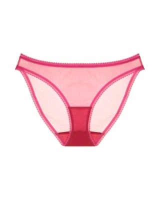 OnGossamer OnGossamer Solid Mesh Hip Bikini 1 OnGossamer OnGossamer Solid Mesh Hip Bikini